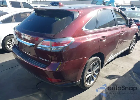 2015 Lexus Rx 450H из США, поврежденный, VIN 2T2ZB1BA2FC003358